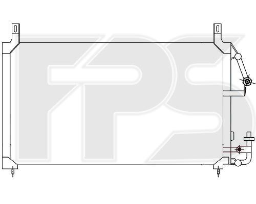 FPS FP 22 K309 Радиатор кондиционера (Конденсатор) FP22K309: Отличная цена - Купить в Польше на 2407.PL!