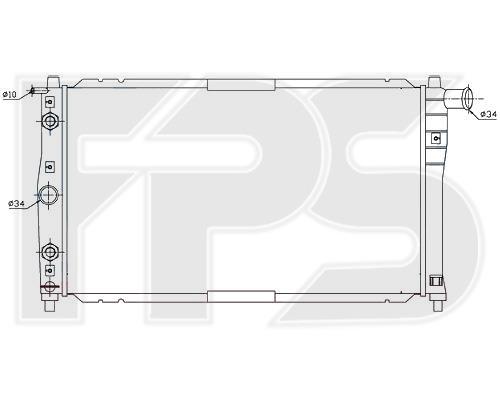 FPS FP 22 A694-P Radiator, engine cooling FP22A694P: Buy near me in Poland at 2407.PL - Good price!