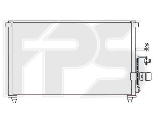 FPS FP 17 K318-X Радиатор кондиционера (Конденсатор) FP17K318X: Отличная цена - Купить в Польше на 2407.PL!