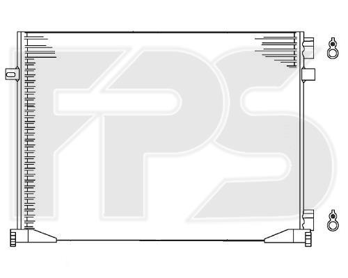 FPS FP 56 K398 Радиатор кондиционера (Конденсатор) FP56K398: Отличная цена - Купить в Польше на 2407.PL!
