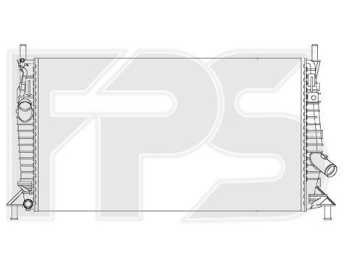 FPS FP 44 A196-X Радіатор охолодження двигуна FP44A196X: Приваблива ціна - Купити у Польщі на 2407.PL!