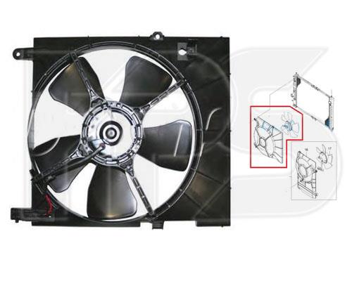 FPS FP 17 W20 Hub, engine cooling fan wheel FP17W20: Buy near me in Poland at 2407.PL - Good price!