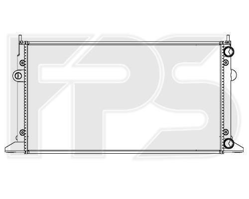 FPS FP 74 A176 Radiator, engine cooling FP74A176: Buy near me in Poland at 2407.PL - Good price!
