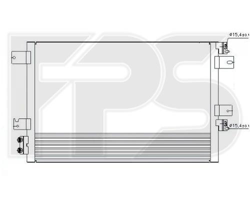 FPS FP 24 K73 Радиатор кондиционера (Конденсатор) FP24K73: Отличная цена - Купить в Польше на 2407.PL!