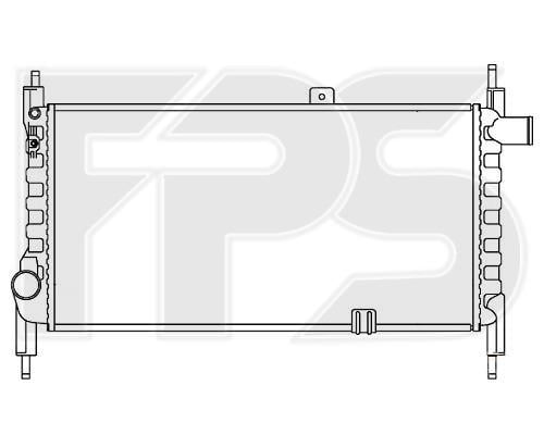 FPS FP 52 A250 Радиатор охлаждения двигателя FP52A250: Отличная цена - Купить в Польше на 2407.PL!