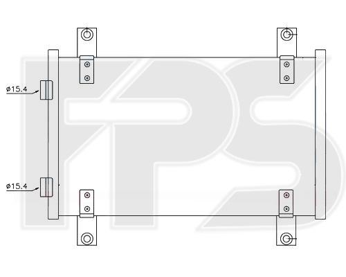 FPS FP 20 K61 Радіатор кондиціонера (Конденсатор) FP20K61: Приваблива ціна - Купити у Польщі на 2407.PL!