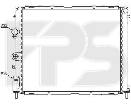 FPS FP 56 A394 Radiator, engine cooling FP56A394: Buy near me in Poland at 2407.PL - Good price!