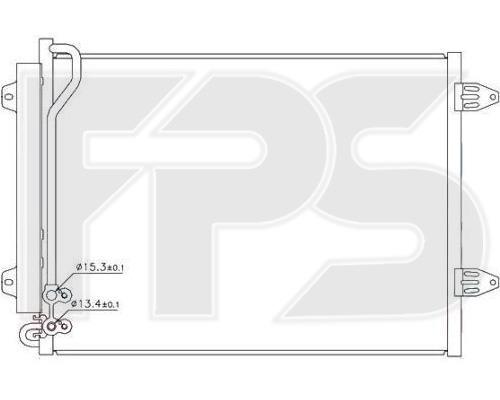 FPS FP 74 K465 Радіатор кондиціонера (Конденсатор) FP74K465: Приваблива ціна - Купити у Польщі на 2407.PL!