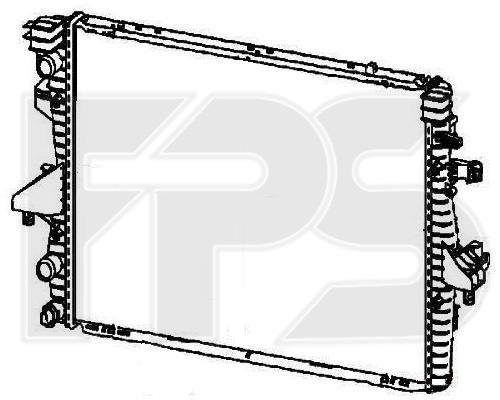 FPS FP 74 A1212-P Radiator, engine cooling FP74A1212P: Buy near me in Poland at 2407.PL - Good price!
