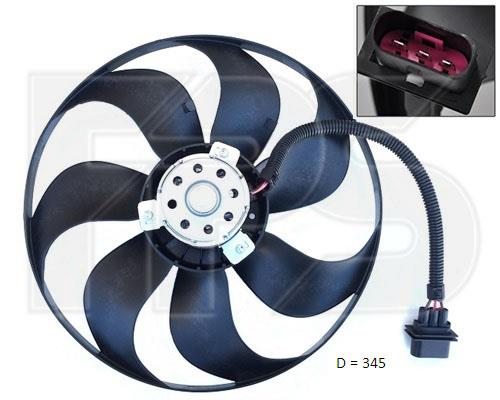 FPS FP 74 W84 Hub, engine cooling fan wheel FP74W84: Buy near me in Poland at 2407.PL - Good price!