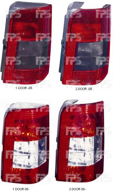 FPS FP 0550 F4-E Tail lamp right FP0550F4E: Buy near me in Poland at 2407.PL - Good price!