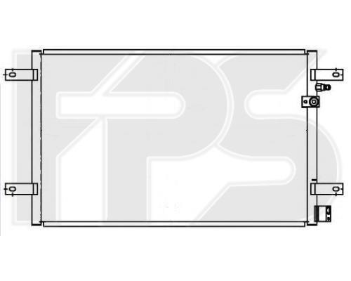 FPS FP 12 K365 Радиатор кондиционера (Конденсатор) FP12K365: Отличная цена - Купить в Польше на 2407.PL!