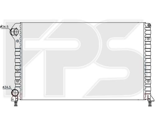 FPS FP 26 A134 Radiator, engine cooling FP26A134: Buy near me in Poland at 2407.PL - Good price!