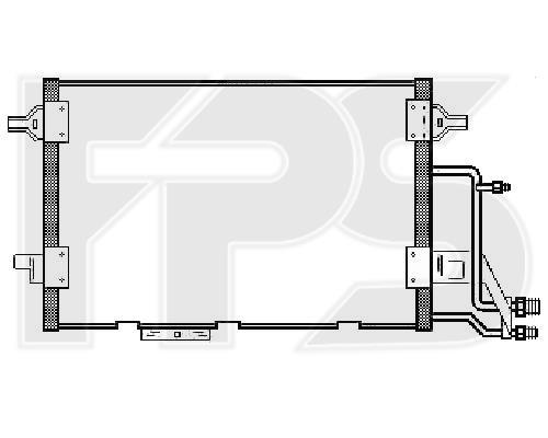 FPS FP 12 K207 Радиатор кондиционера (Конденсатор) FP12K207: Отличная цена - Купить в Польше на 2407.PL!