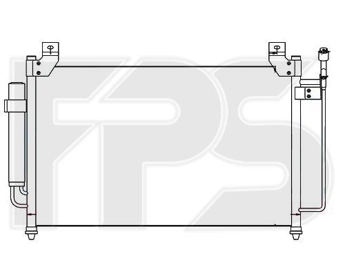 FPS FP 44 K419-X Радіатор кондиціонера (Конденсатор) FP44K419X: Приваблива ціна - Купити у Польщі на 2407.PL!