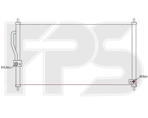 FPS FP 30 K260 Радіатор кондиціонера (Конденсатор) FP30K260: Приваблива ціна - Купити у Польщі на 2407.PL!