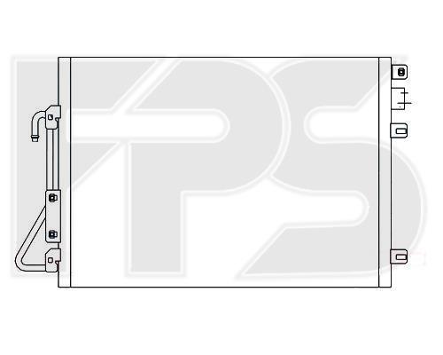 FPS FP 27 K460 Радиатор кондиционера (Конденсатор) FP27K460: Отличная цена - Купить в Польше на 2407.PL!