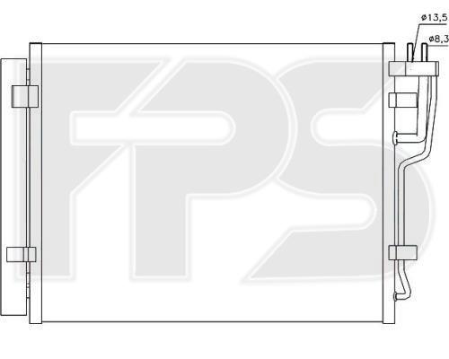 FPS FP 32 K170 Радіатор кондиціонера (Конденсатор) FP32K170: Приваблива ціна - Купити у Польщі на 2407.PL!