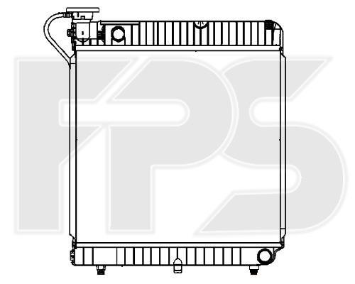 FPS FP 46 A743 Radiator, engine cooling FP46A743: Buy near me at 2407.PL in Poland at an Affordable price!