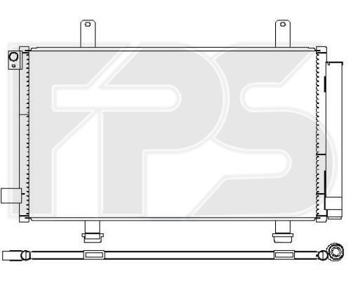 FPS FP 68 K88-X Радіатор кондиціонера (Конденсатор) FP68K88X: Приваблива ціна - Купити у Польщі на 2407.PL!
