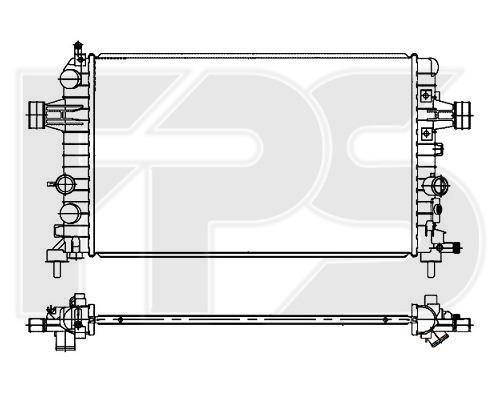 FPS FP 52 A305-P Radiator, engine cooling FP52A305P: Buy near me in Poland at 2407.PL - Good price!