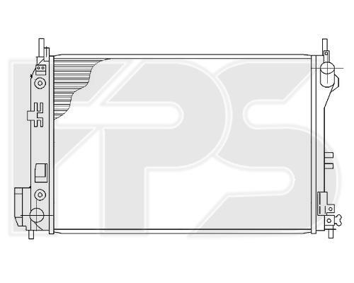 FPS FP 52 A300 Radiator, engine cooling FP52A300: Buy near me at 2407.PL in Poland at an Affordable price!