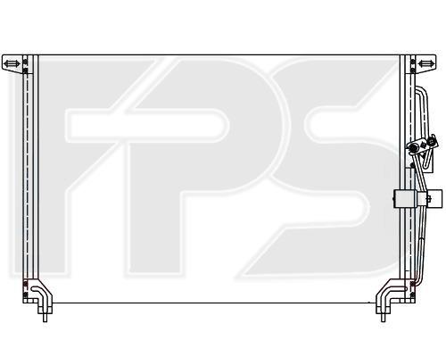FPS FP 52 K123 Радіатор кондиціонера (Конденсатор) FP52K123: Приваблива ціна - Купити у Польщі на 2407.PL!
