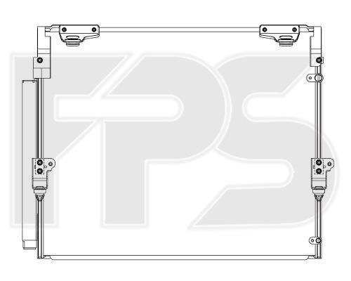 FPS FP 70 K254-X Радіатор кондиціонера (Конденсатор) FP70K254X: Приваблива ціна - Купити у Польщі на 2407.PL!