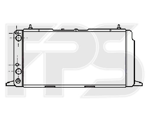 FPS FP 12 A858-X Radiator, engine cooling FP12A858X: Buy near me in Poland at 2407.PL - Good price!