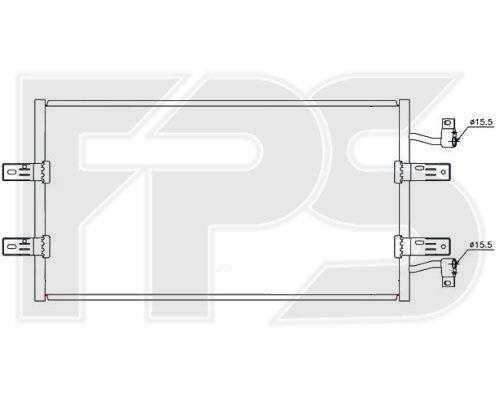 FPS FP 52 K266 Радіатор кондиціонера (Конденсатор) FP52K266: Приваблива ціна - Купити у Польщі на 2407.PL!