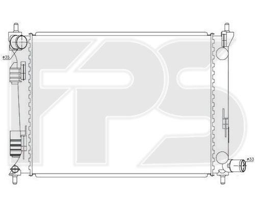 FPS FP 32 A364 Radiator, engine cooling FP32A364: Buy near me in Poland at 2407.PL - Good price!
