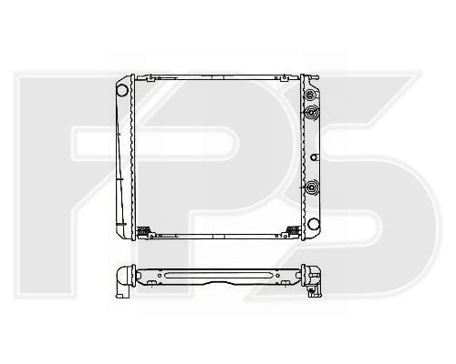 FPS FP 72 A481-X Радіатор охолодження двигуна FP72A481X: Приваблива ціна - Купити у Польщі на 2407.PL!