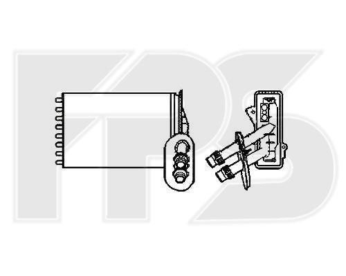 FPS FP 12 N61 Радиатор отопителя салона FP12N61: Отличная цена - Купить в Польше на 2407.PL!