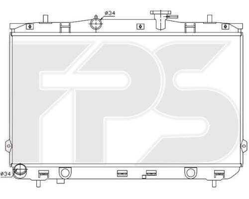 FPS FP 32 A960-X Radiator, engine cooling FP32A960X: Buy near me in Poland at 2407.PL - Good price!