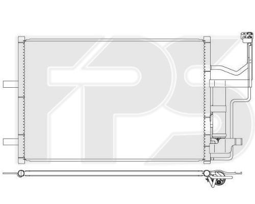 FPS FP 44 K471 Радіатор кондиціонера (Конденсатор) FP44K471: Приваблива ціна - Купити у Польщі на 2407.PL!