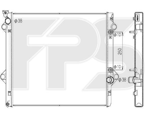 FPS FP 70 A1316-X Радиатор охлаждения двигателя FP70A1316X: Отличная цена - Купить в Польше на 2407.PL!