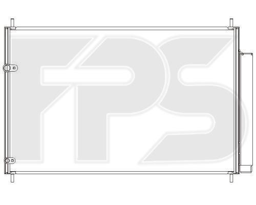 FPS FP 70 K481 Радіатор кондиціонера (Конденсатор) FP70K481: Приваблива ціна - Купити у Польщі на 2407.PL!