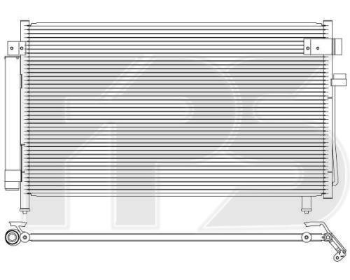 FPS FP 67 K499 Радиатор кондиционера (Конденсатор) FP67K499: Купить в Польше - Отличная цена на 2407.PL!