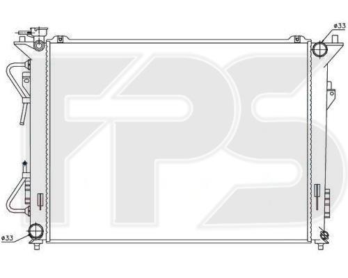 FPS FP 32 A1443-X Radiator, engine cooling FP32A1443X: Buy near me in Poland at 2407.PL - Good price!