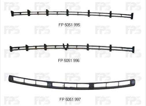 FPS FP 5051 995 Front bumper grill FP5051995: Buy near me in Poland at 2407.PL - Good price!