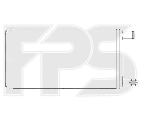 FPS FP 46 N129-X Радіатор опалювача салону FP46N129X: Приваблива ціна - Купити у Польщі на 2407.PL!