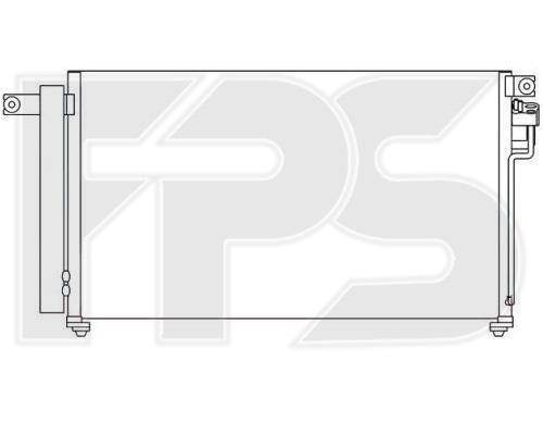 FPS FP 40 K505 Радіатор кондиціонера (Конденсатор) FP40K505: Приваблива ціна - Купити у Польщі на 2407.PL!