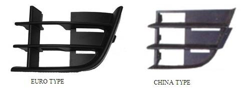 FPS FP 6412 911-P Front bumper grille (plug) left FP6412911P: Buy near me in Poland at 2407.PL - Good price!