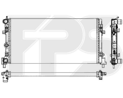 FPS FP 74 A854-P Радіатор охолодження двигуна FP74A854P: Купити у Польщі - Добра ціна на 2407.PL!