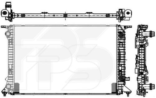 FPS FP 12 A873-X Радіатор охолодження двигуна FP12A873X: Приваблива ціна - Купити у Польщі на 2407.PL!