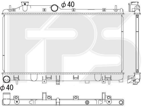 FPS FP 67 A892-X Радіатор охолодження двигуна FP67A892X: Приваблива ціна - Купити у Польщі на 2407.PL!