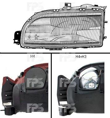 FPS FP 2551 R5-E Headlight left FP2551R5E: Buy near me in Poland at 2407.PL - Good price!