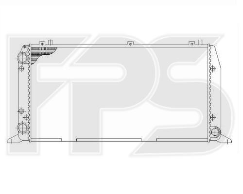 FPS FP 12 A856 Radiator, engine cooling FP12A856: Buy near me at 2407.PL in Poland at an Affordable price!