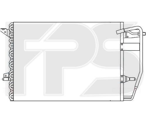 FPS FP 28 K67-P Радиатор кондиционера (Конденсатор) FP28K67P: Отличная цена - Купить в Польше на 2407.PL!