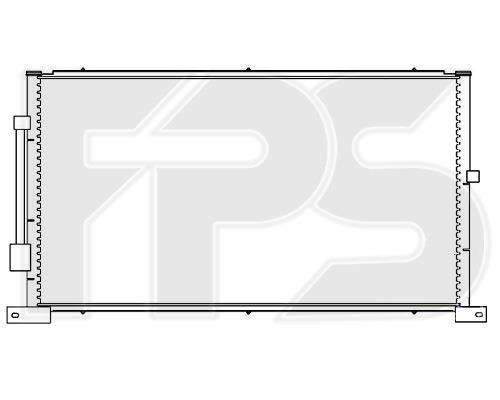 FPS FP 28 K76 Радіатор кондиціонера (Конденсатор) FP28K76: Приваблива ціна - Купити у Польщі на 2407.PL!